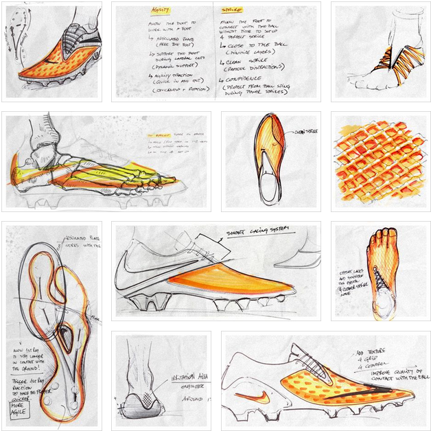 Nike illustrate Hypervenom design 